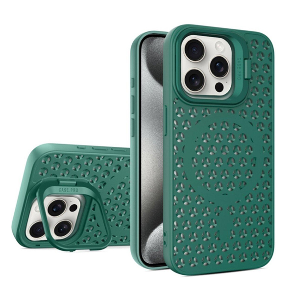 Чохол Silicon Colors Case iPhone 15 Pro Max with MagSafe Dark Green