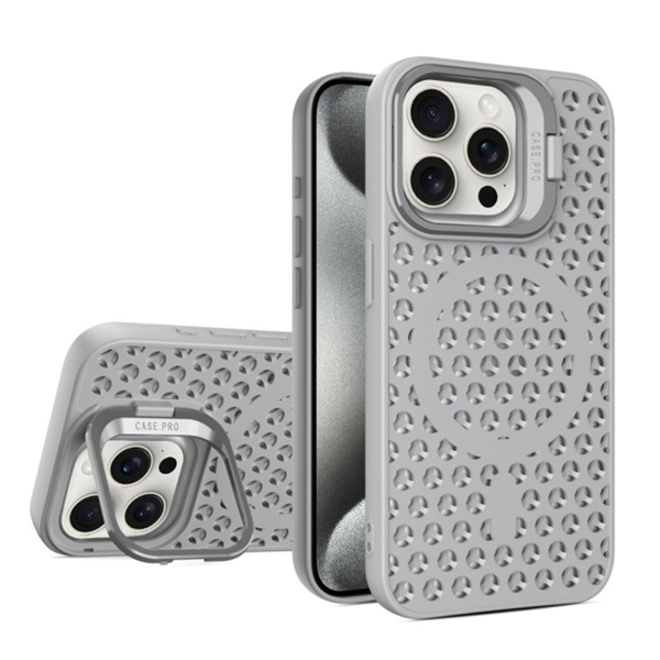 Чохол Silicon Colors Case iPhone 15 Pro with MagSafe Grey