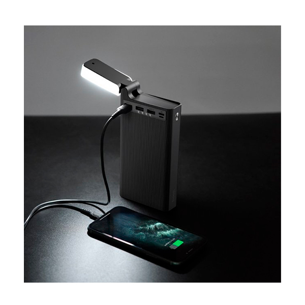 Зовнішній акумулятор Borofone J62 LED Lamp (30000 mAh) Black