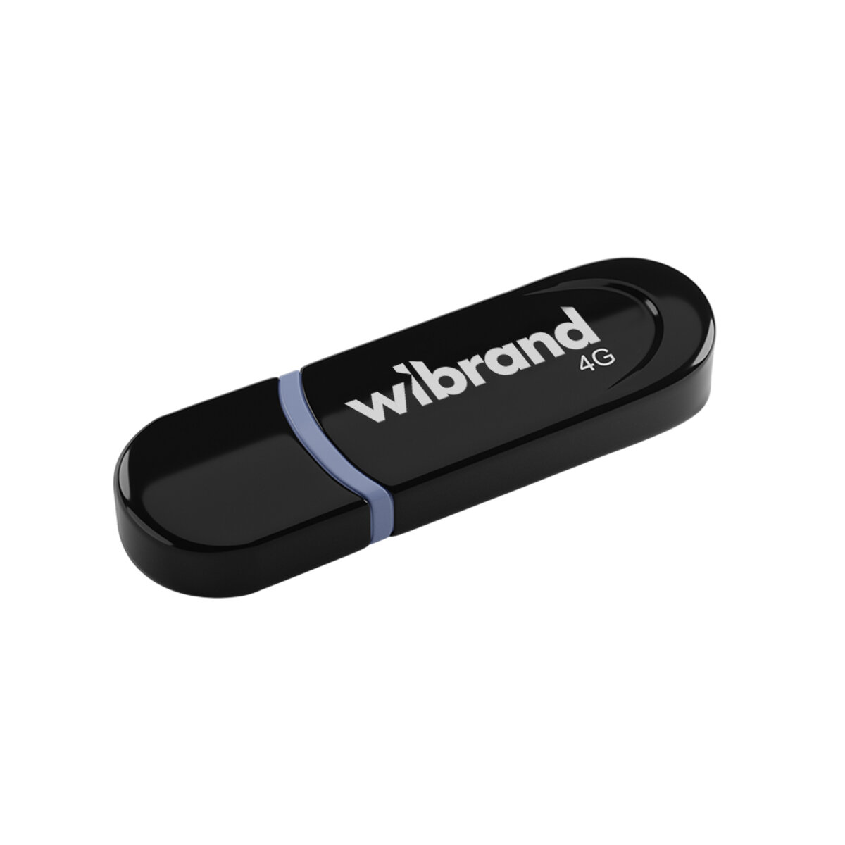 Флеш-накопичувач Wibrand USB 2.0 Panther 4Gb Black