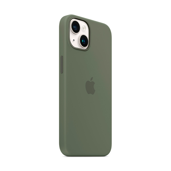 Чохол Apple iPhone 14 Silicone Case with MagSafe Olive (MQU83)