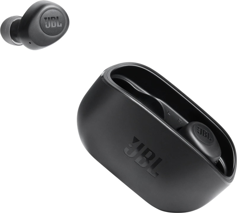 Навушники TWS JBL Vibe 100 TWS Black (JBLV100TWSBLKEU)