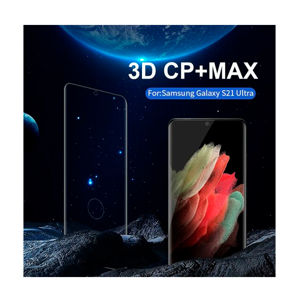 Защитное стекло Nillkin для Samsung S21 Ultra/G998 CP+ max 3D Black