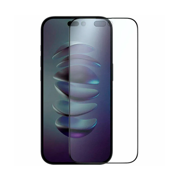 Захисне скло для iPhone 16 Pro Max 5D Black (тех.пак) Matte