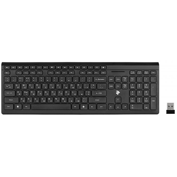 IT/kbrd Клавиатура 2E KS210 Slim WL Black (2E-KS210WB)