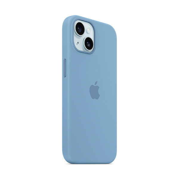 Чохол Apple iPhone 15 Silicone Case with MagSafe Winter Blue (MT0Y3)