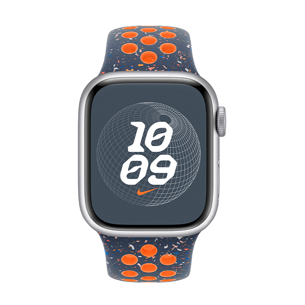 Ремінець для Apple Watch 45mm Blue Flame Nike Sport Band M/L (MUV93ZM/A)