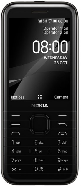 NOKIA 8000 4G TA-1303 DS Black