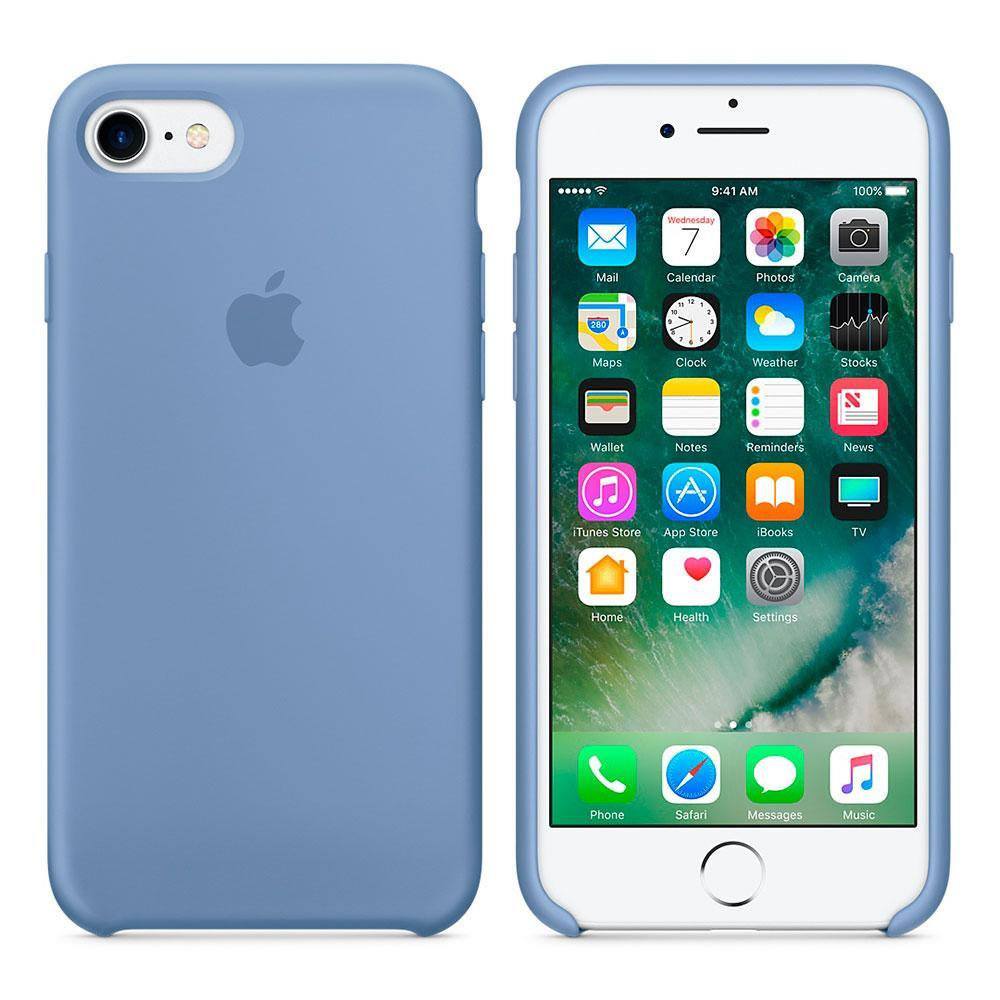 Чехол Soft Touch для Apple iPhone 8/SE 2020 Deep Blue (Original)