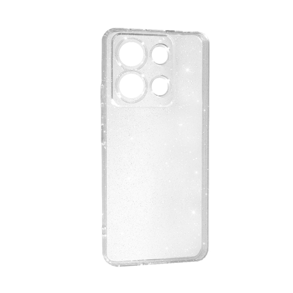 Чохол Silicon Shiny Case Xiaomi Note 13 Pro 5G/Poco X6 Glitter Clear