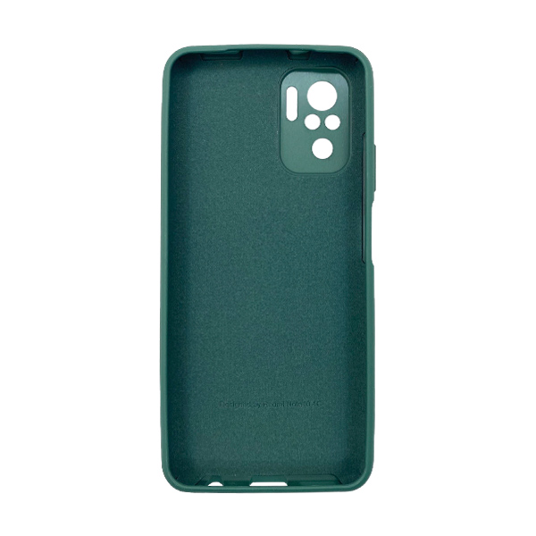 Чохол Original Soft Touch Case for Xiaomi Redmi Note10 Dark Green with Camera Lens