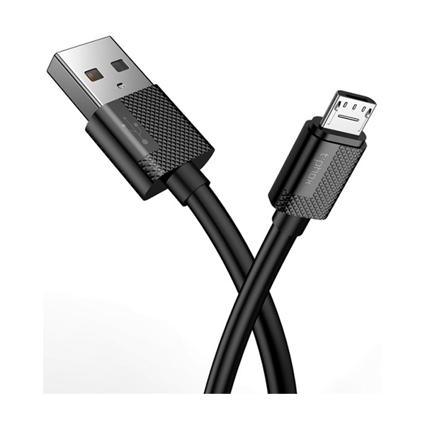 СЗУ T-PHOX Mini 12W 2.4A + Micro USB Black