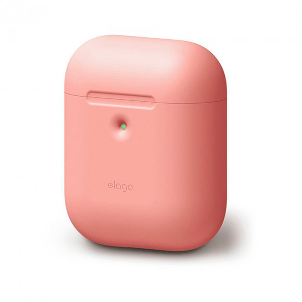 Футляр для навушників Elago A2 Silicone Case Peach for Airpods with Wireless Charging Case (EAP2SC-PE)