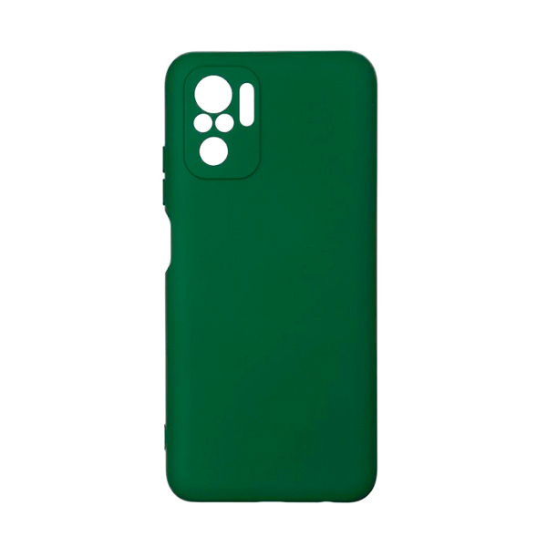 Чехол Original Soft Touch Case for Xiaomi Poco M5S Dark Green with Camera Lens