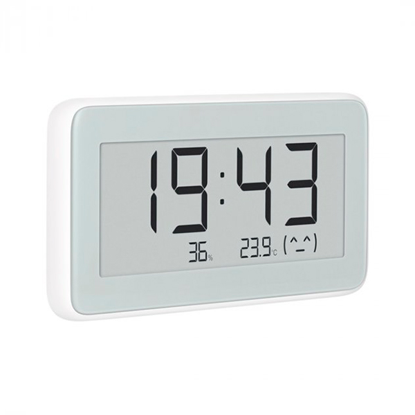 Годинник з метеопоказаннями MiJia Temperature Humidity Monitoring Meter Electronic Thermometer LYWSD02MMC