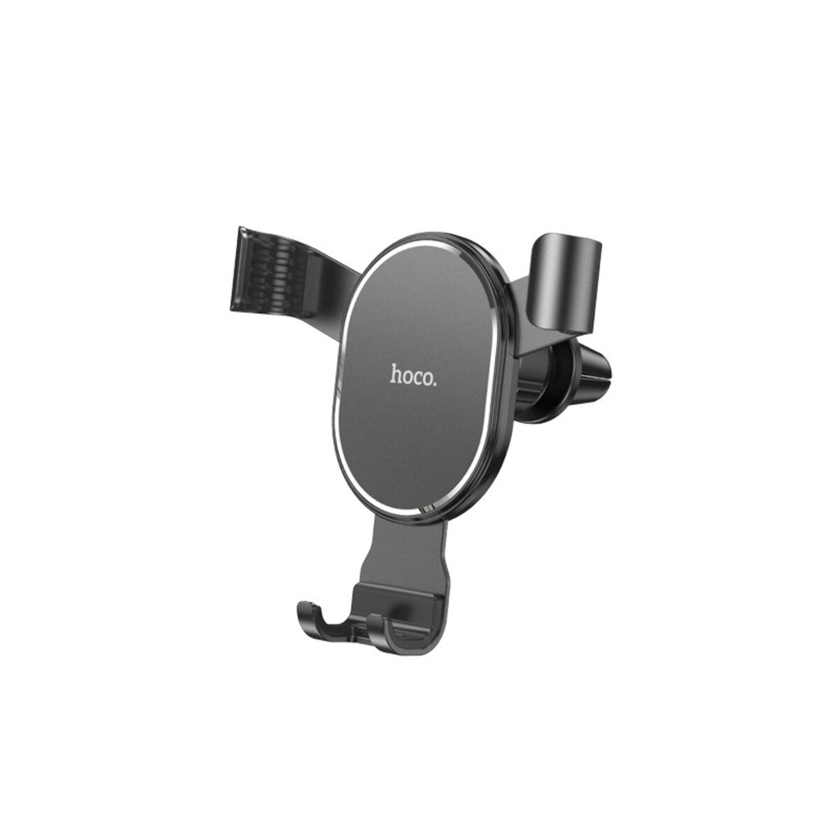 Автотримач для телефона HOCO CA56 Plus Armor metal gravity car holder Black
