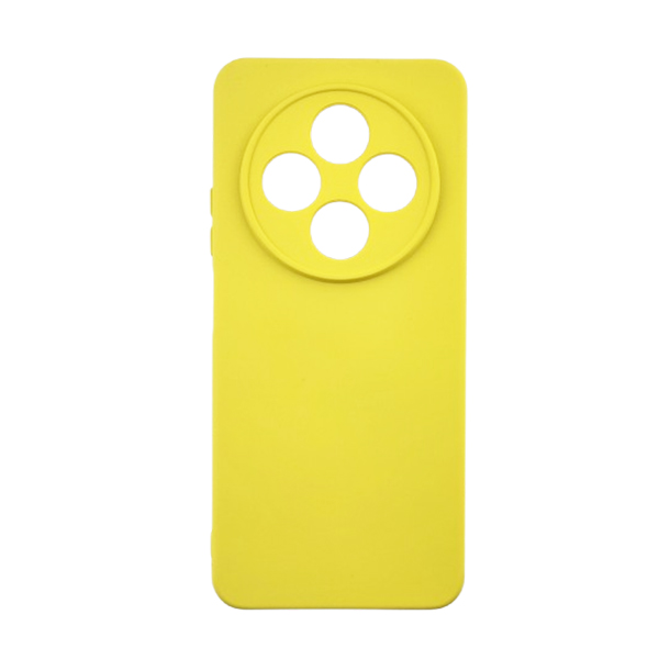 Чехол Original Soft Touch Case for Xiaomi Redmi 14C/Poco C75 Yellow with Camera Lens