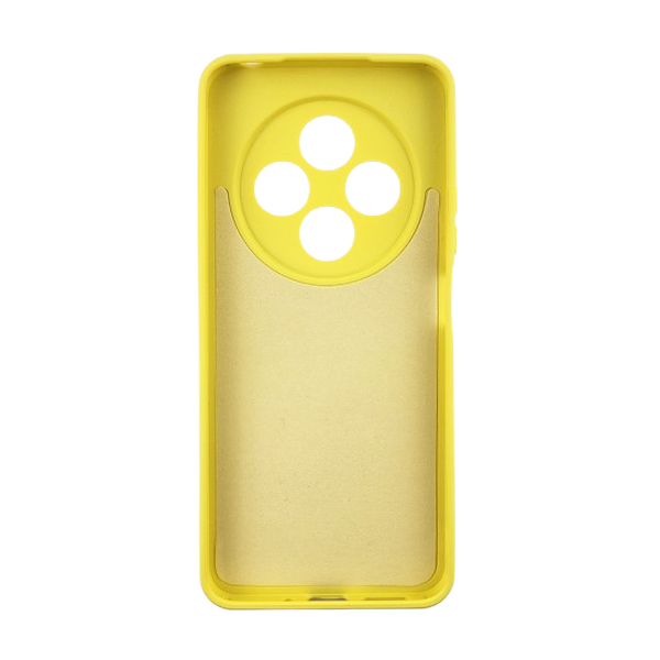 Чехол Original Soft Touch Case for Xiaomi Redmi 14C/Poco C75 Yellow with Camera Lens