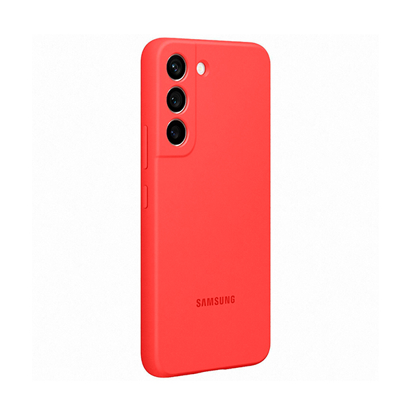 Чохол накладка Samsung S901 Galaxy S22 Silicone Cover Glow Red (EF-PS901TPEG)