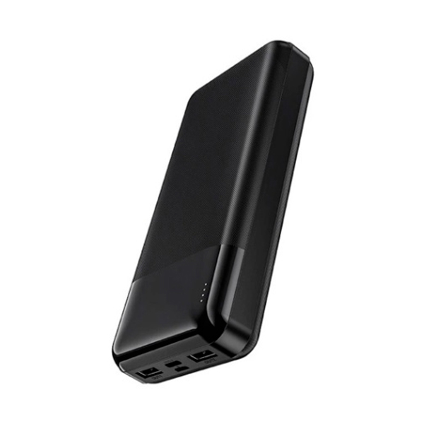 Зовнішній акумулятор Hoco BJ72A (20000 mAh) Black + USB-лампа Audio Control