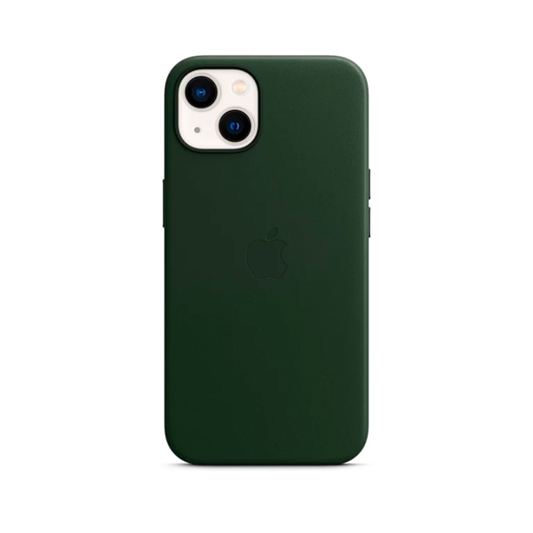 Чохол Apple iPhone 13 Leather Case with MagSafe Sequoia Green (MM173)