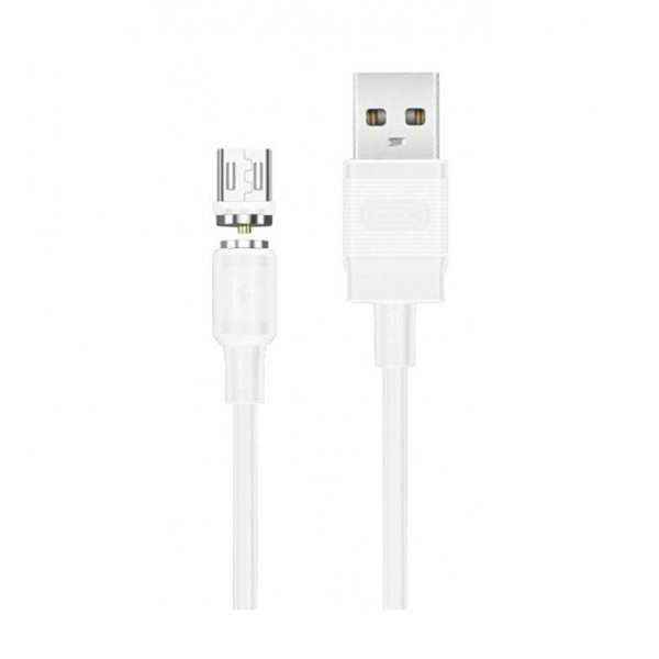 Кабель магнітний XO NB187 Magnetic Micro USB 2.1A 1m White