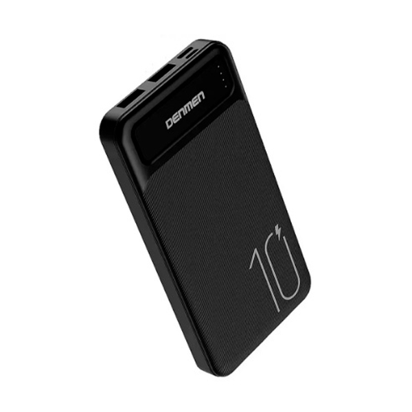 Внешний аккумулятор Denmen DP09 (10000mAh) Black + USB-лампа XO Y1