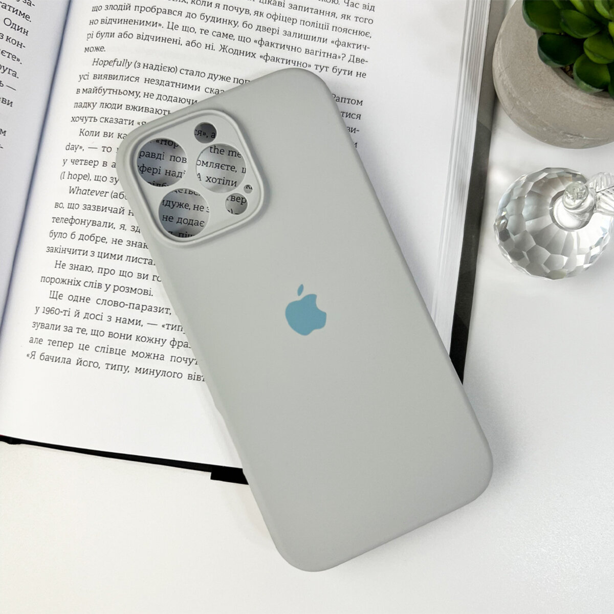 Чохол для смартфона Silicone Full Case AA Camera Protect for Apple iPhone 16 Pro Max 53,Sierra Blue