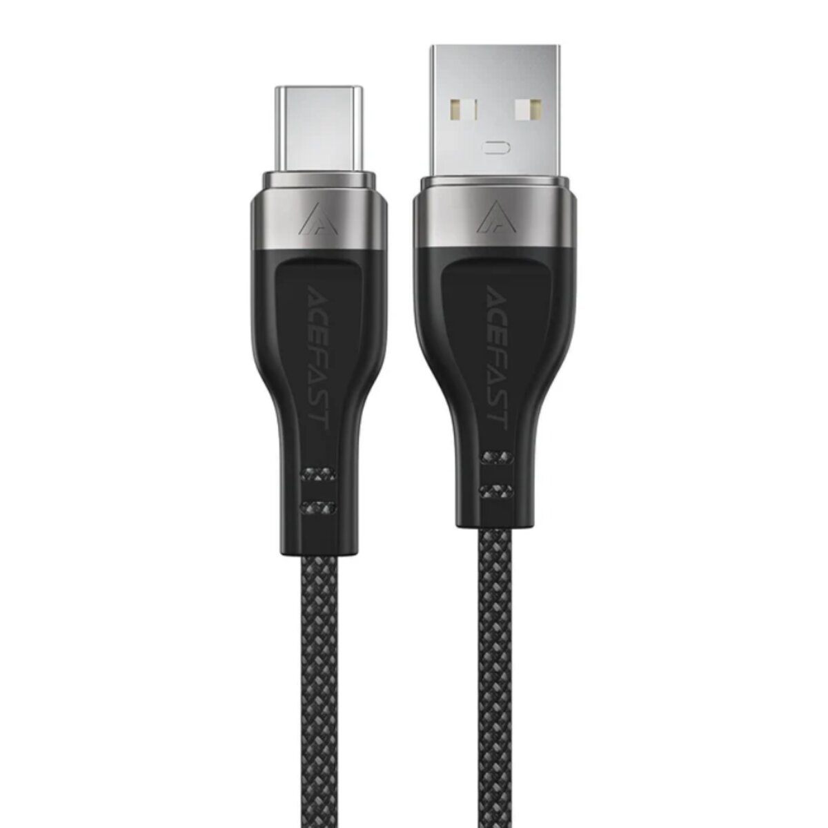Кабель ACEFAST C11-04 USB to Type-C 3A, 1.2m, nylon + PVC, zinc connectors, Black