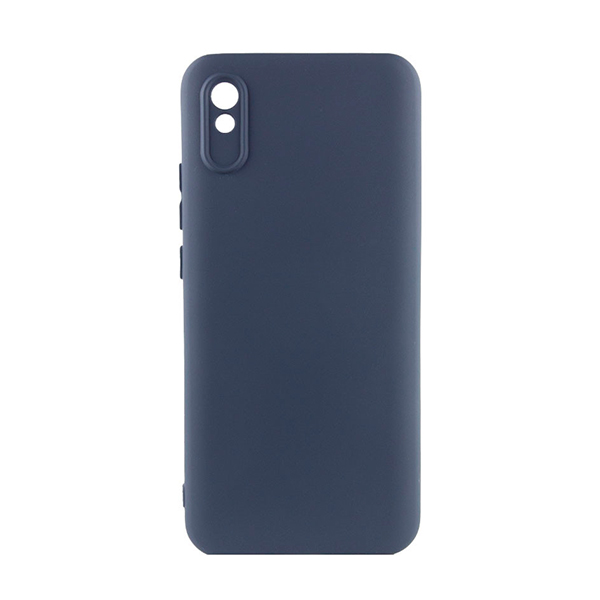 Чехол Original Soft Touch Case for Xiaomi Redmi 9a Navy Blue with Camera Lens