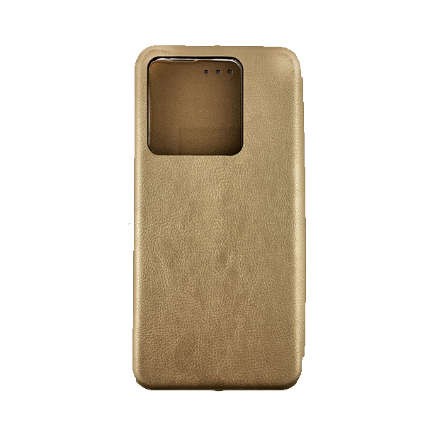 Чехол книжка Kira Slim Shell для Xiaomi Redmi Note13 Pro 5G /Poco X6 5G Gold Perforation NEW