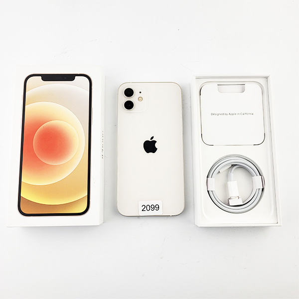 Apple iPhone 12 128GB White Б/У №2099 (стан 8/10)