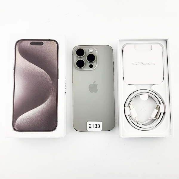 Apple iPhone 15 Pro 256GB Natural Titanium Б/У №2133 (стан 9/10)