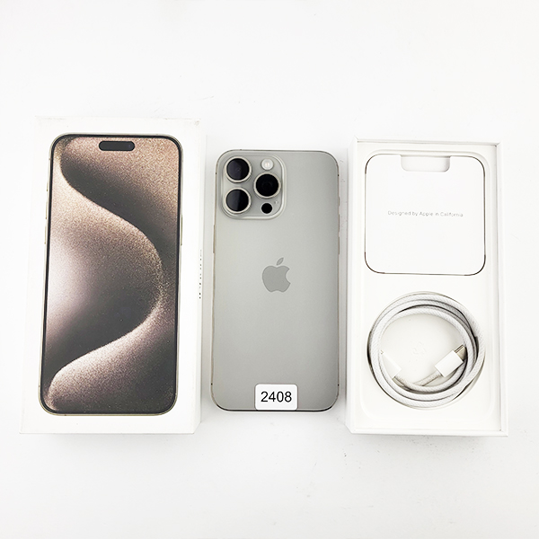 Apple iPhone 15 Pro Max 256GB Natural Titanium Б/У №2408 (Стан 10/10)