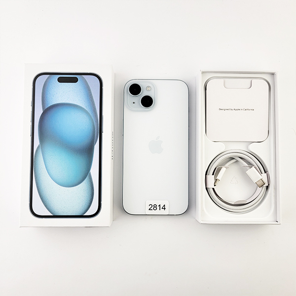 Apple iPhone 15 128GB Blue Б/У  №2814 (Стан 9/10)