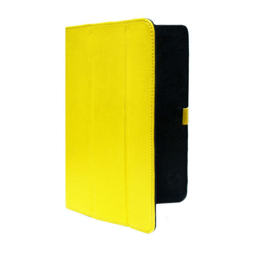 Сумка книжка универсальная для планшетов Ultra 7 дюймов (скоба) Yellow
