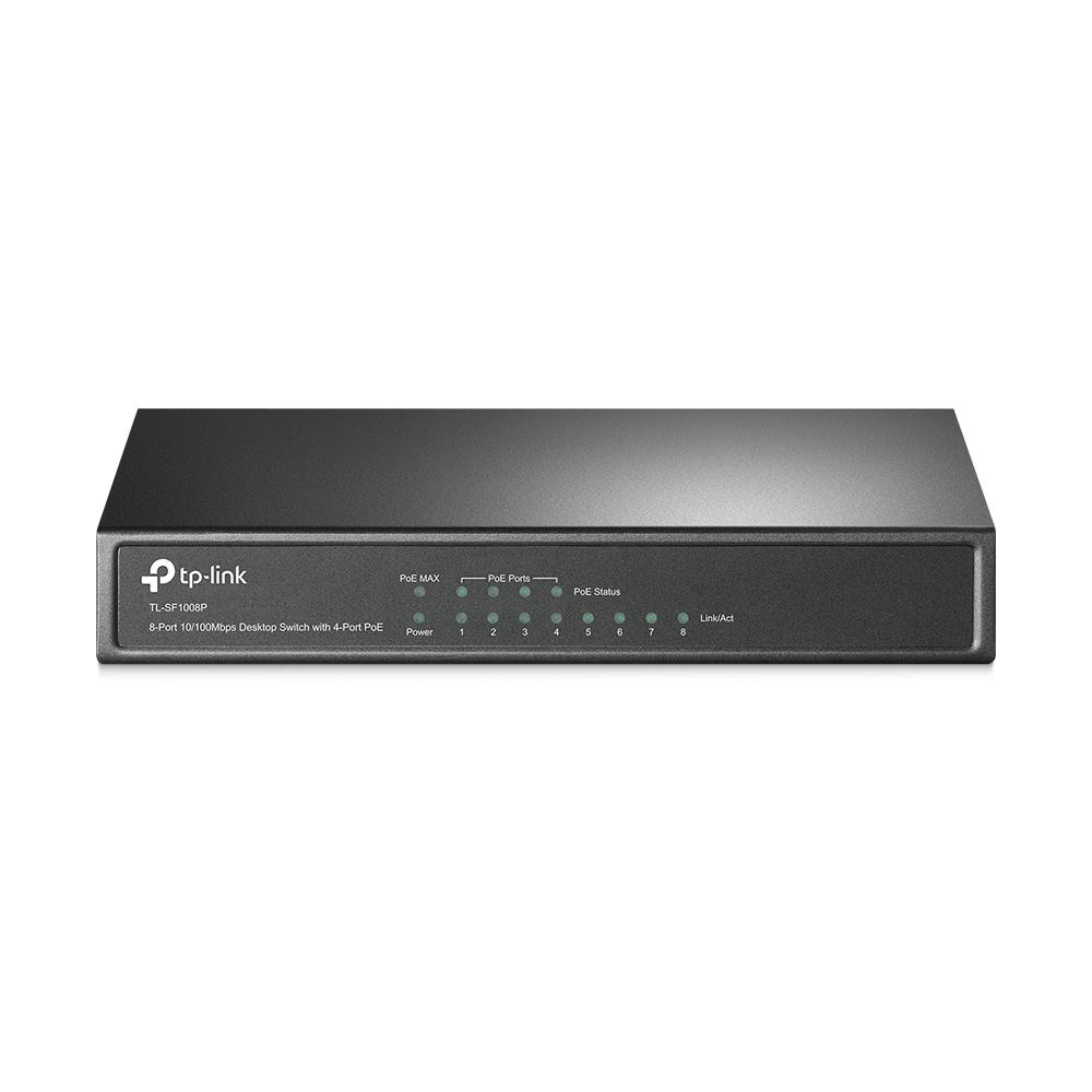 Комутатор не керований, мережеве обладнання, TL-SF1008P TP-LINK