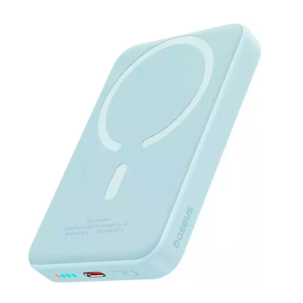 Зовнішній акумулятор Baseus Magnetic Mini Air 10000mAh 20W Blue (P10059001313-00)