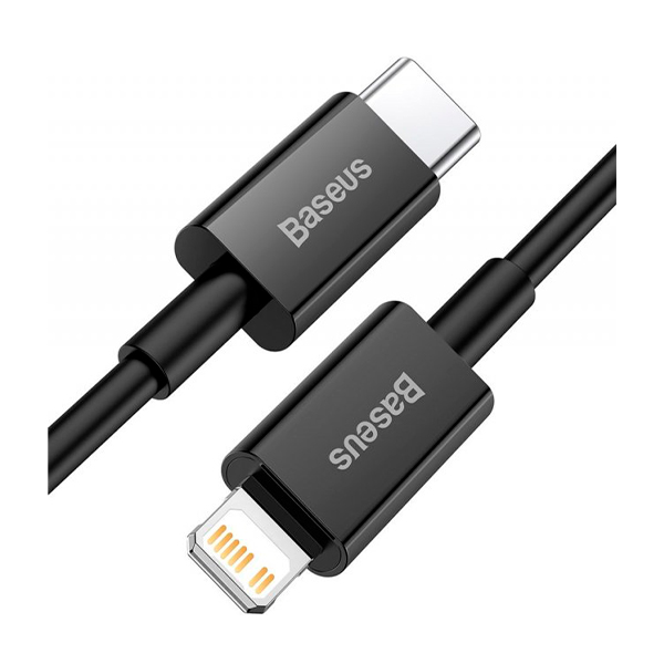 Кабель Baseus High Density Braided Type-C to Lightning PD 20W 1m Black (CATLGD-01)