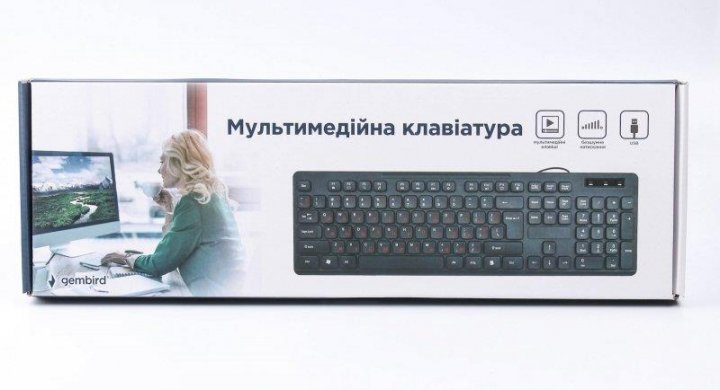 Клавіатура Gembird KB-MCH-04-UA Black
