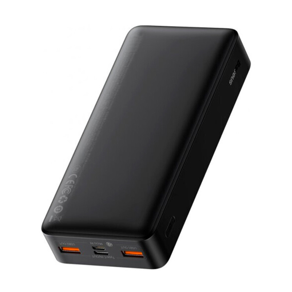 Зовнішній акумулятор Baseus Bipow Digital Display 20W Overseas Edition 20000mAh Black (PPBD050501)