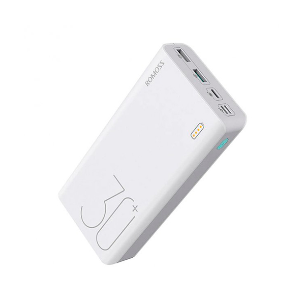 Зовнішній акумулятор Romoss 30000mah Sense8+ (PHP30-401-02) White