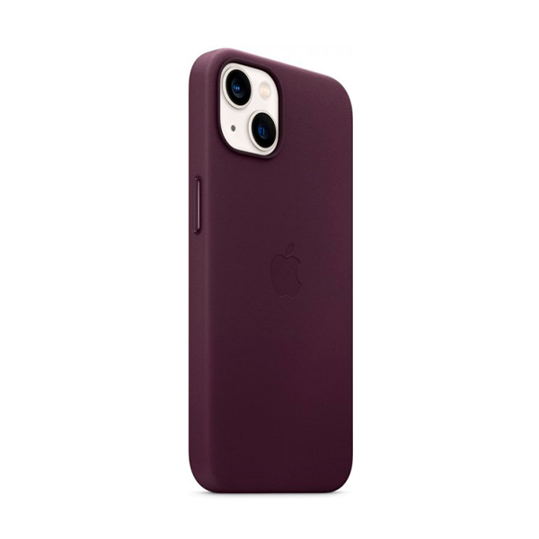 Чехол Apple iPhone 13/14 Leather Case with MagSafe Dark Cherry (MM143ZM/A)