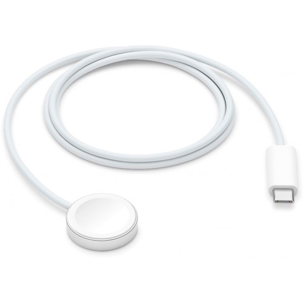 Беспроводное зарядное устройство  Apple Watch Magnetic Fast Charger to USB-C White (MLWJ3)
