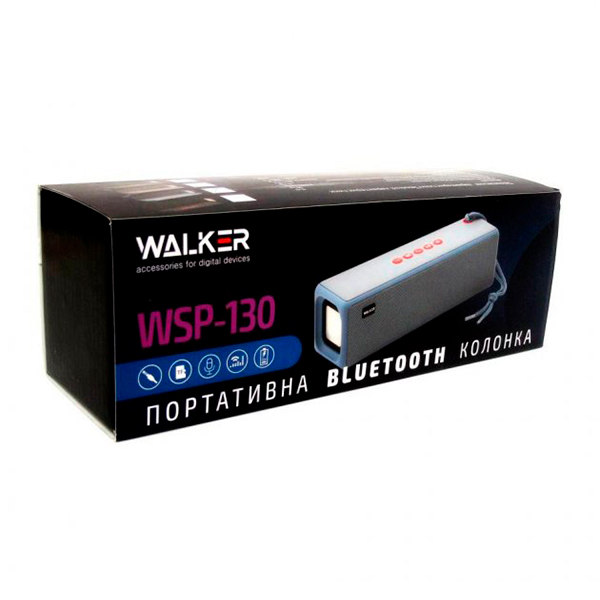Портативна Bluetooth колонка Walker WSP-130 Grey