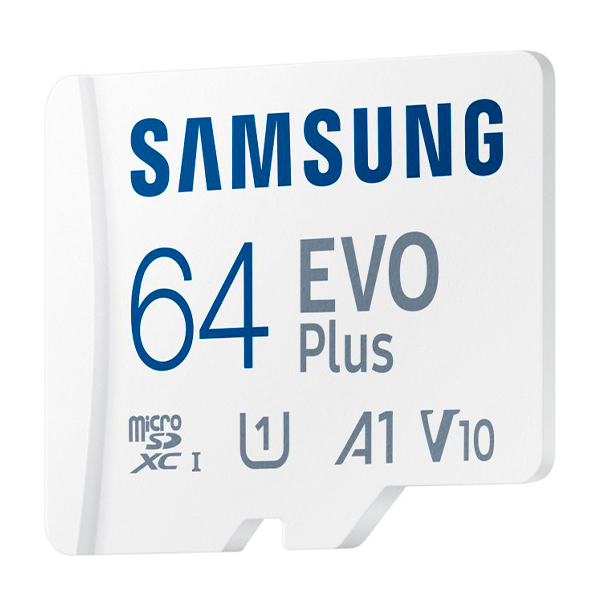 Карта памяти Samsung 64 GB microSDXC Class 10 UHS-I EVO Plus + SD Adapter (MB-MC64KA/RU)