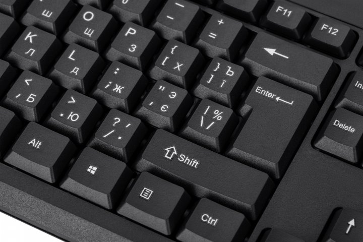Комплект клавіатура та миша дротові 2E MK401 USB Black (2E-MK401UB)