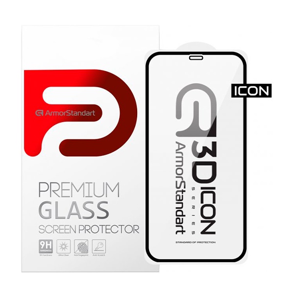 Защитное стекло для iPhone 11 Pro/X/XS 6D Black Elite Nano Protection