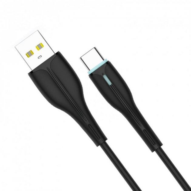 Кабель SkyDolphin S48T USB to USB Type-C 1m Black (USB-000424)