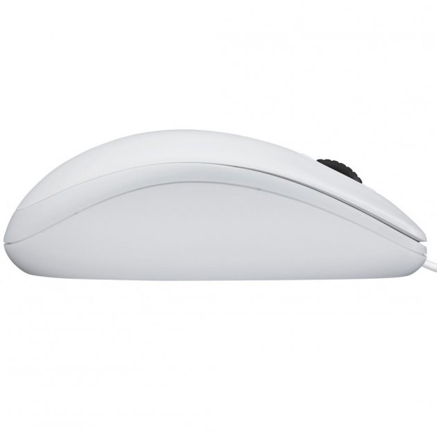 Проводная мышь Logitech B100 Optical Mouse White (910-003360)